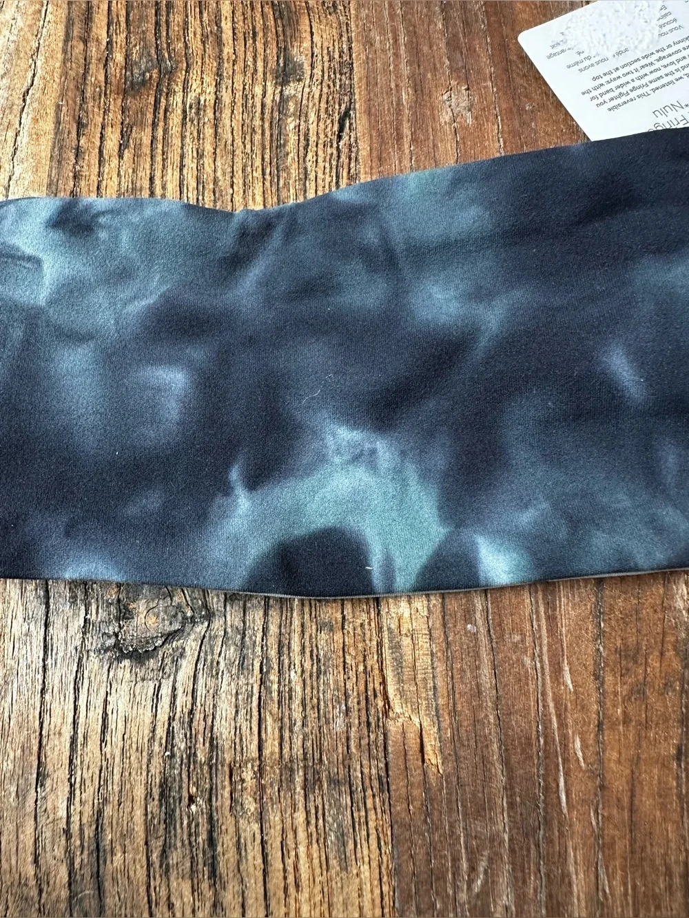 lululemon athletica Navy Tie-Dye Wide Headband